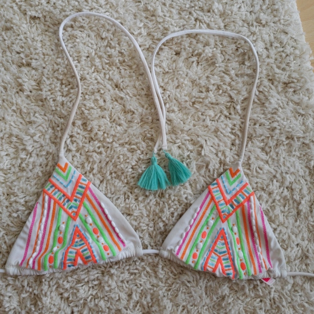 Victoria Secret neon string bikini